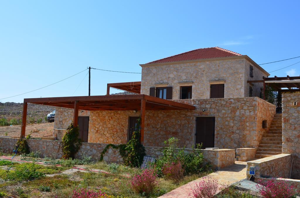 Villa Romanza Beach Villa Chalki Town Exterior foto