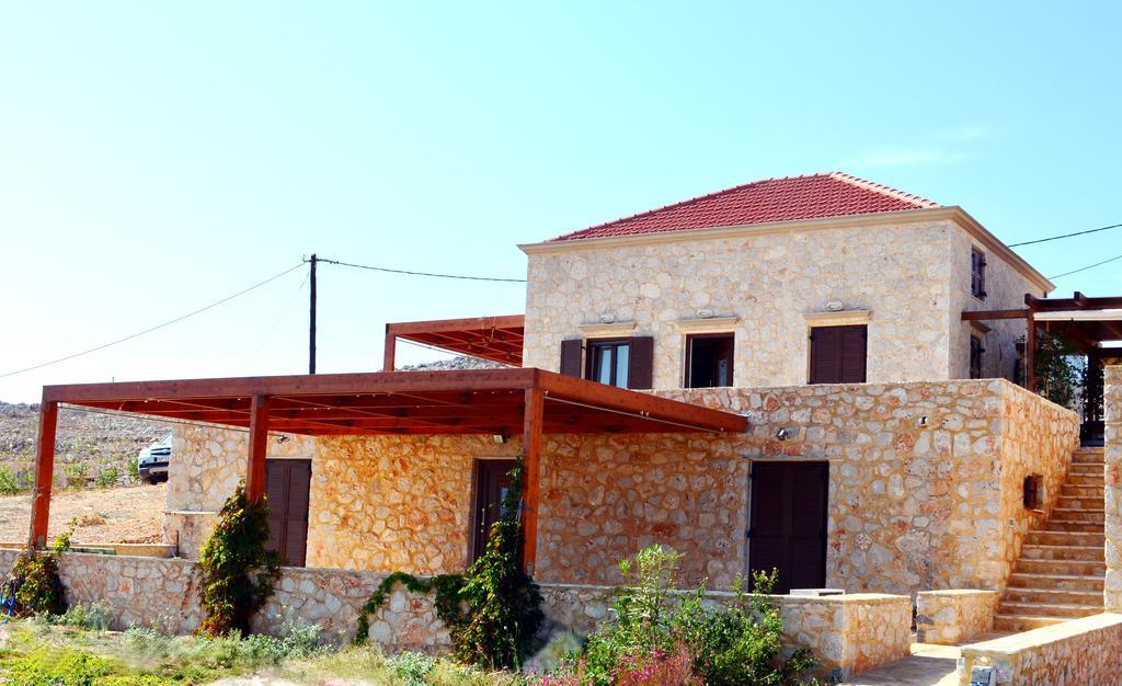 Villa Romanza Beach Villa Chalki Town Exterior foto